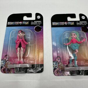 Set 2 Monster High Cake Toppers Dolls Legend Toys 3” Mattel